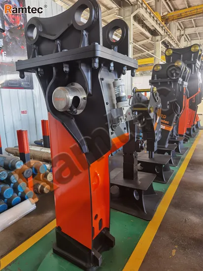 Side Type Hydraulic Breaker Hammer Suitable for Excavator for Demolition