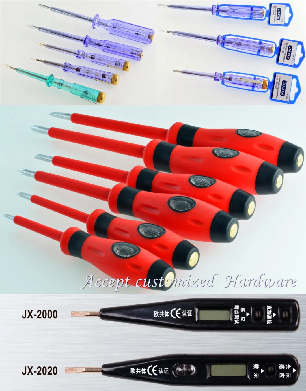 Multi-Function Cr-V Voltage Test Screwdriver Set